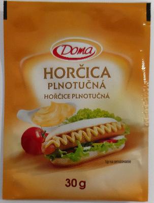 Horčica plnotučná DOMA 30g