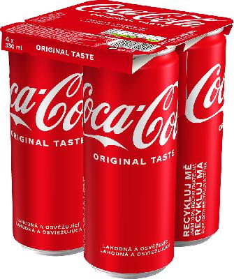 Coca-Cola (4pack) 4x0,33l plech