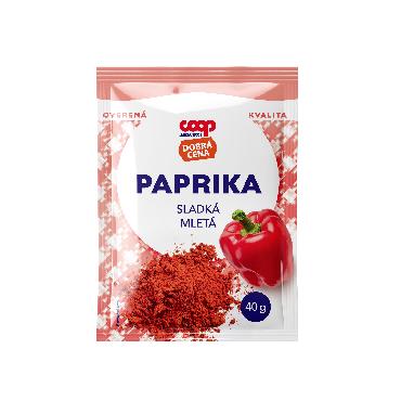 COOP Paprika sladká 40g DC
